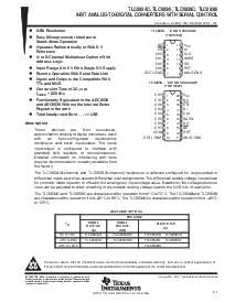 浏览型号TLC0838CDW的Datasheet PDF文件第1页