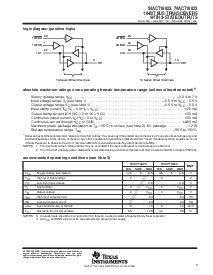 浏览型号54ACT16623WDR的Datasheet PDF文件第3页