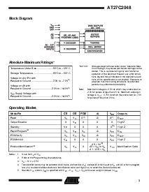 浏览型号AT27C2048-70JC的Datasheet PDF文件第3页