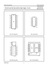 浏览型号74AHC374PW的Datasheet PDF文件第4页