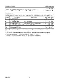 浏览型号74AHC374PW的Datasheet PDF文件第6页