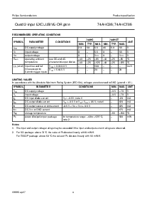 浏览型号74AHCT86PW的Datasheet PDF文件第4页