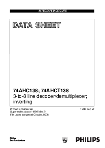 浏览型号74AHCT138PW的Datasheet PDF文件第1页