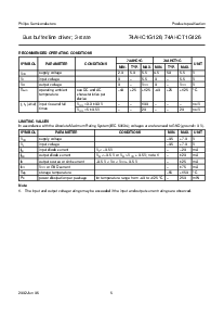 浏览型号74AHCT1G126GW的Datasheet PDF文件第5页