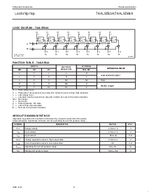 浏览型号74ALS563AD的Datasheet PDF文件第5页