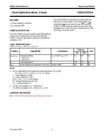 浏览型号74HC244D的Datasheet PDF文件第2页