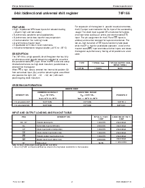 浏览型号74F166的Datasheet PDF文件第2页