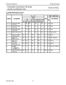 浏览型号74HC163DB的Datasheet PDF文件第9页