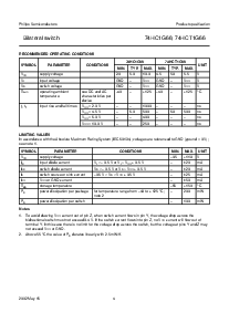 浏览型号74HC1G66GV的Datasheet PDF文件第4页