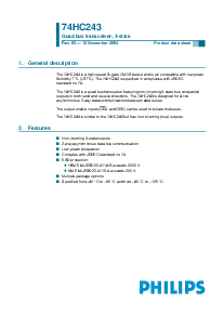 浏览型号74HC243D的Datasheet PDF文件第1页