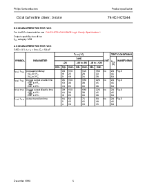 浏览型号74HC244的Datasheet PDF文件第5页