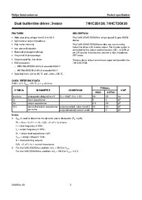 浏览型号74HC2G126DC的Datasheet PDF文件第2页
