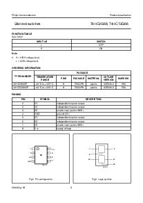浏览型号74HC2G66的Datasheet PDF文件第3页