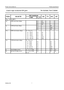 浏览型号74HC2G86DC的Datasheet PDF文件第7页