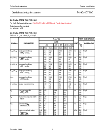 浏览型号74HC390DB的Datasheet PDF文件第5页