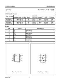 浏览型号74HC3G04的Datasheet PDF文件第3页