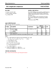 浏览型号74HC688DB的Datasheet PDF文件第2页