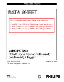浏览型号74HC273PW的Datasheet PDF文件第1页