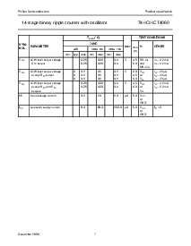 浏览型号74HCT4060DB的Datasheet PDF文件第7页