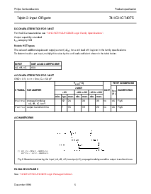 浏览型号74HC4075DB的Datasheet PDF文件第5页