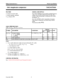 浏览型号74HC688PW的Datasheet PDF文件第2页