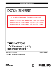 浏览型号74HCT7080的Datasheet PDF文件第1页