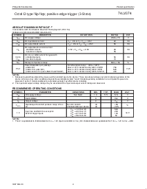 浏览型号74LV374DB的Datasheet PDF文件第4页