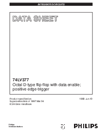 浏览型号74LV377DB的Datasheet PDF文件第1页