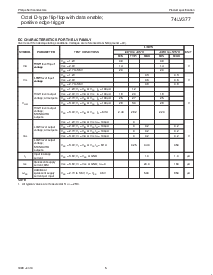 浏览型号74LV377DB的Datasheet PDF文件第5页