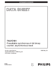 浏览型号74LVC161DB的Datasheet PDF文件第1页