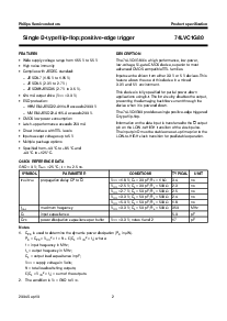 浏览型号74LVC1G80GM的Datasheet PDF文件第2页