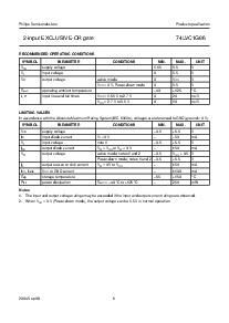 浏览型号74LVC1G86GW的Datasheet PDF文件第6页