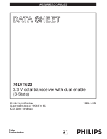浏览型号74LVT623PW的Datasheet PDF文件第1页