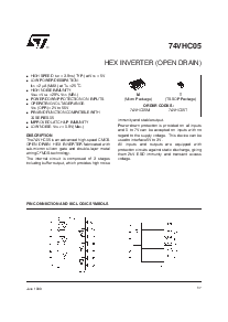 浏览型号74VHC04M的Datasheet PDF文件第1页