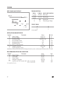 浏览型号74VHC04M的Datasheet PDF文件第2页