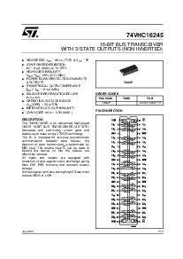浏览型号74VHC16245TTR的Datasheet PDF文件第1页