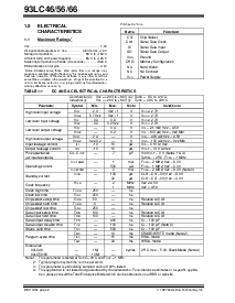 浏览型号93LC56-ISN的Datasheet PDF文件第2页