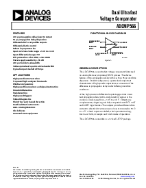 浏览型号ADCMP566BCP的Datasheet PDF文件第1页