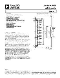 浏览型号AD9020的Datasheet PDF文件第1页