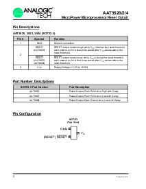 浏览型号AAT3522IGY-232-200-T1的Datasheet PDF文件第2页