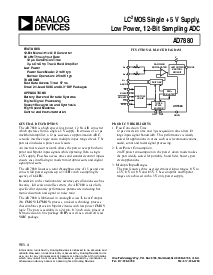 浏览型号AD7880CR的Datasheet PDF文件第1页