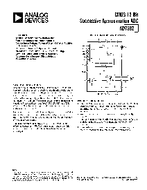 浏览型号AD7582TQ的Datasheet PDF文件第1页