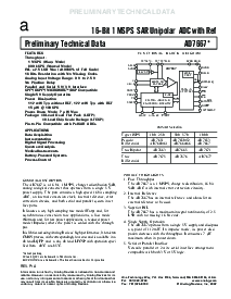 浏览型号AD7650的Datasheet PDF文件第1页