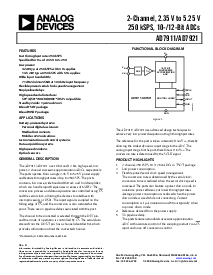 浏览型号AD7911ARM的Datasheet PDF文件第1页