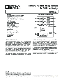 浏览型号AD9883AKSTZ-140的Datasheet PDF文件第1页