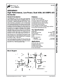 浏览型号ADC08D500EVAL的Datasheet PDF文件第1页