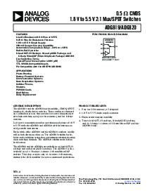 浏览型号ADG820BRM的Datasheet PDF文件第1页