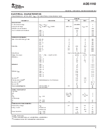 浏览型号ADS1110A1IDBVR的Datasheet PDF文件第3页