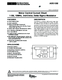 浏览型号ADS1202IPWT的Datasheet PDF文件第1页