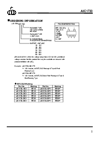 浏览型号AIC1733-33PVTR的Datasheet PDF文件第2页